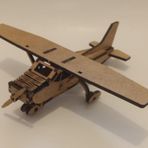 TLRhobi Ahşap Uçak Maketi Koleksiyon Boy CESSNA
