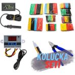 TLS Robotik 5 Parça Kuluçka Için Dijital Termostat, Nem ve Sıcaklık Ölçer Higrometre Seti