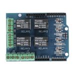 TLS Robotik 5V 4 Kanallı Röle Shield (Arduino ile Uyumlu)
