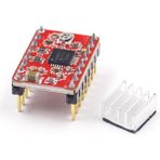 TLS Robotik A4988 1A Kırmızı Step Motor Sürücü (Soğutucu Ile)