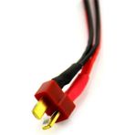 TLS Robotik Deans T Plug Erkek Lipo Pil Şarj Kablosu 15CM 12AWG