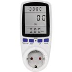 TLS Robotik Dijital Wattmetre Enerji Tüketim Sarfiyat Ölçer El Tipi 230V 16A 3680W LCD Ekran Özellikli