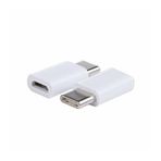 TLS Robotik Micro USB Type-C Dönüştürücü Beyaz Micro USB To Type-C Çevirici