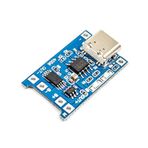 TLS Robotik TP4056 Korumalı Type-C USB Girişli Şarj Modülü