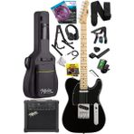TLX-50BK-25AMP Tele Kasa Maple Klavye 2 Single-Coil 25W Amfili Elektro Gitar - Standart