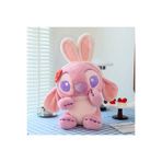 tm tech marketi Stitch tavşan stic kulakli peluş oyuncak ithal kumaş birinci kalite uyku arkadaşı TM - Pembe