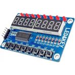 TM1638 Modülü Anahtar Ekran AVR Arduino 8-Bit Dijital LED Kartı