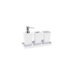 Tmall Home Design Banyo Seti 4 Prç.Beyaz-101418