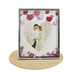 Tmall Home Design Center T.Concept Led Işıklı Kalpli Fotoğraf Çerçevesi Beyaz 26 * 31