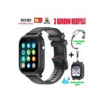 Tmax Harvox 4G Max SiM Kartli Gps'Li Çocuk Saati (2 Kordon Ve Boyun Askilik Kilifi )-(2024 Model)