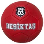 TMN Timon Beşiktaş Premium Futbol Topu No:5 Kırmızı Butil İç Lastik ile Dış Ortam Kullanımı