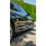 TMZ Garage Audi A4 Yan Marşpiyel 2019-2024 | Standart / Advanced / Business Uyumlu Parlak Siyah Yan Etek Seti