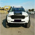 TMZ Garage Ford Ranger 2012-2022 Kaput Kabartma Mat Siyah Ön Kaput Üstü Kaplama