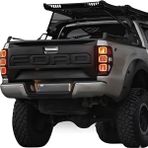 TMZ Garage Ford Ranger 2016-2021 Bagaj Kapağı Kaplama (Tailgate Kaplama) | Ford Yazı Vurgulu – Siyah Mat