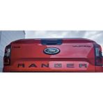 TMZ Garage Ford Ranger Plastik Bagaj Yazısı Kabartma | Arka Kapak 3D Logo Amblem Seti | Siyah Abs