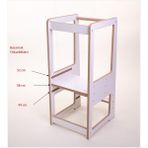Tncn Mobilya Aura Öğrenme Kulesi - Learning Tower Mdf Beyaz