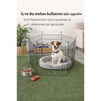 TncPatiShop Katlanır Metal Eğitim Çiti Köpek Eğitim Tuvalet Oyun Alanı Kedi Köpek Tavşan Çiti 61X61 Cm 6 Parça