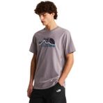 TNF0A8GUXG7O1 The North Face M Mountaın Lıne Regular Short Sleeve Tee Erkek T-Shirt Mor
