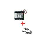 TNL Eufy Rastar 4.8V 1300MAH Oyuncak Araba Bataryası Siyah Soket+Usb Şarj Cihazı