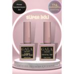tnl professional Set Rubber Base Coat Parlak Crystal Top Coat Gala Smart Kalıcı Oje Protez Tırnak Jel Tırnak Seti