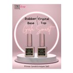 tnl professional Tnl Rose Gala Smart Ikili Set Rubber Base-ekstra Parlak Crystal Top Colt Kalıcı Oje Protez Tırnak