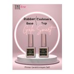tnl professional Tnl Rose Gala Smart Ikili Set Rubber Base Ve Cashmere Mat Top Coat Kalıcı Oje Protez Tırnak