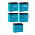TNL VOOLE 12v 24 Amper (DİK) Elektrikli Bisiklet Aküsü 5'lü Paket