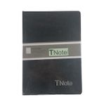 Tnote Ciltli 17x24 cm Kareli Siyah Not Defteri