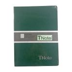 Tnote Ciltli 17x24 cm Kareli Yeşil Not Defteri