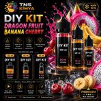 Tns Kimya Dıy Kit 30ML / 60ML / 120ML – Dragon Fruit Banana Cherry-Premium Mix Gıda Aroması - 30 ml