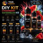 Tns Kimya Dıy Kit 30ML / 60ML / 120ML – Strawberry Watermelon Ice Premium Mix Gıda Aroması - 60 ml