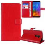 Tnviud Premium Retro Flip Deri Çanta Koruyucu Kılıf Cep Telefonu Telefon TPU Silikon Kılıf HMD 105 2024 / Nokia 105 2024 / Nokia 108 4G 2024 / HMD 105 4G 2" Kapak Cüzdan Cover Etui Holder (Kırmızı)