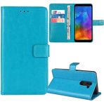 Tnviud Premium Retro Flip Deri Çanta Koruyucu Kılıf Cep Telefonu Telefon TPU Silikon Kılıf HMD 105 2024 / Nokia 105 2024 / Nokia 108 4G 2024 / HMD 105 4G 2" Kapak Cüzdan Cover Etui Holder (Mavi)