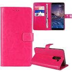 Tnviud Premium Retro Flip Deri Çanta Koruyucu Kılıf Cep Telefonu Telefon TPU Silikon Kılıf HMD 105 2024 / Nokia 105 2024 / Nokia 108 4G 2024 / HMD 105 4G 2" Kapak Cüzdan Cover Etui Holder (Pembe)