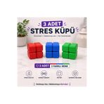 To Design Lab 3 ADET STRES KÜPÜ - SONSUZLUK KÜPÜ - HAREKETLİ OYUNCAK - KIRMIZIİ MAVİ VE YEŞİL