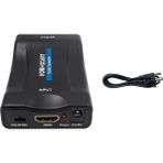 To Scart Aktif Çevirici Dönüştürücü Adaptör, Av Video Çevirici, (Scartı HDMI Dönüştürme