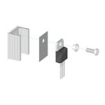 TO220 Aluminyum Soğutucu Set Radyatör Entegre Transistör MOSFET