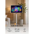 Tochi Tochı Glide Stand 32 Inç Android Dokunmatik Akıllı Ekran Full Hd Taşınabilir Ayaklı Şarjlı Monitör Wi-Fi Bluetooth Yatay Dikey