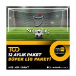 TOD 12 Aylık Süper Lig Paketi - Web, Cep, Tablet ve Smart TV Platformlarında İzleme İmkanı