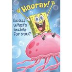 Today and Always by American Greetings SpongeBob SquarePants Mutlu Yıllar Kartı - Yaşasın! Tahmin Et İçinde Ne Var? Süper Sünger-Tacular İçin Yumuşacık Bir Dilek, Doğum Günün Kutlu Olsun! - Color Me