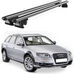 Today Auto Audi A6 Allroad (2006-2011) Uyumlu Gri Ara Atkı Port Bagaj Tavan Barı - Gri Tavan Barı