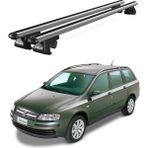 Today Auto Fiat Stilo (2002-2008) Uyumlu Gri Ara Atkı Port Bagaj Tavan Barı - Gri Tavan Barı