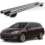 Today Auto Kanca Opel Astra H Estate (2007-2010) Uyumlu Gri Kilitli Ara Atkı 110CM Port Bagaj Tavan Barı