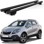 Today Auto Kanca Opel Mokka (2012 ve Sonrası) Uyumlu Siyah Kilitli Ara Atkı 110CM Port Bagaj Tavan Barı - Kilitli tavan barı