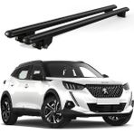 Today Auto Kanca Peugeot 2008 (2020 ve Sonrası) Uyumlu Siyah Kilitli Ara Atkı 120CM Port Bagaj Tavan Barı - Kilitli tavan barı