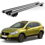 Today Auto Kanca Suziki Sx4 S-Cross (2013 ve Sonrası) Uyumlu Gri Kilitli Ara Atkı 110CM Port Bagaj Tavan Barı