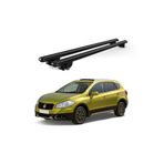 Today Auto Kanca Suziki Sx4 S-Cross (2013 ve Sonrası) Uyumlu Siyah Kilitli Ara Atkı 110CM Port Bagaj Tavan Barı