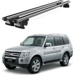 Today Auto Mitsubishi Pajero 5d (2011-2021) Uyumlu Gri Ara Atkı Port Bagaj Tavan Barı - Gri tavan barı