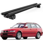 Today Auto Pençe Bmw 3 Series Touring (2000-2005) Uyumlu Siyah Ara Atkı Port Bagaj Tavan Barı