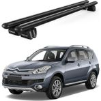 Today Auto Pençe Citroen C-Crosser Ara Atkı (2007-2013) Uyumlu Siyah Ara Atkı Port Bagaj Tavan Barı - Tavan barı uyumlu